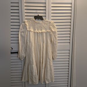 Zara Kids Cream Casual Dress